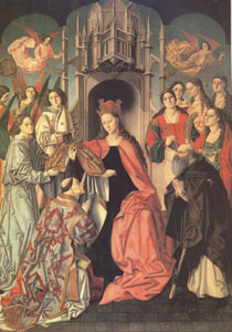 Ildefonso Receiving the Chasuble (mk05)